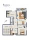 Am Römerhang: Moderne 3-Zimmer-Wohnung mit Süd-West-Balkon - Top Grundriss